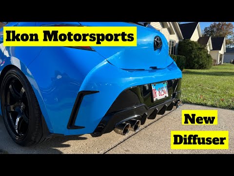Installing the Ikon Motorsports Rear Diffuser on my Corolla Hatch (+debadging)
