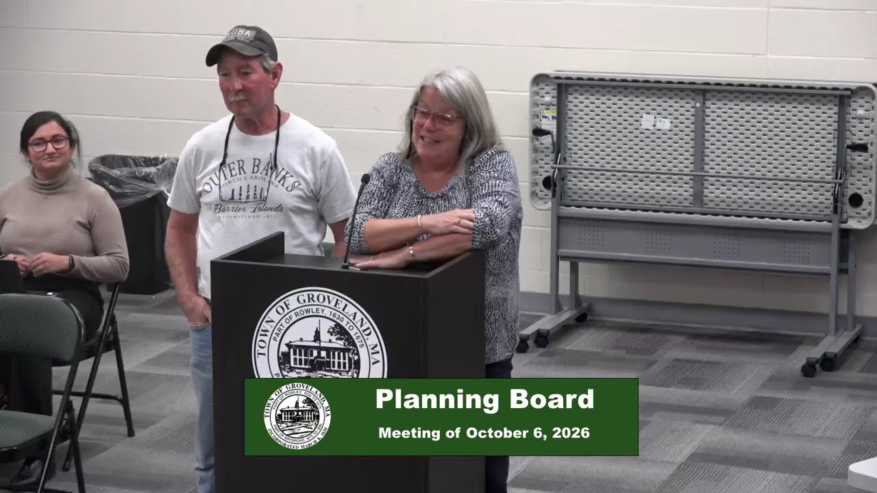 From the Planning Board