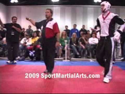 Raymond Daniels v Greg Betlach - Men's team sparring - 2009 Compete Nationals