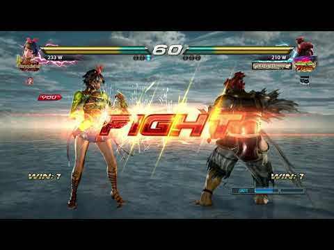 TEKKEN7 josie (vanquisher) VS akuma (tekken god prime)! how did i win!!