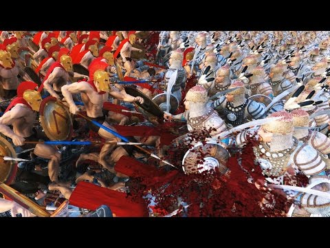 3000 Spartans vs 35000 Romans and Persians Ultimate Epic Battle Simulator