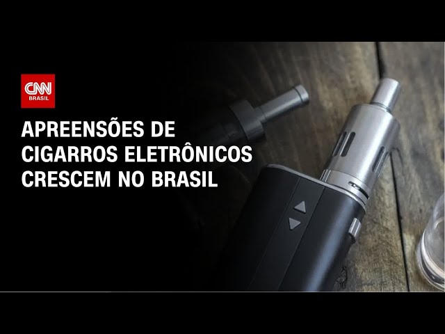 Mercado ilegal: Apreensões de cigarros eletrônicos crescem no Brasil | CNN PRIME TIME
