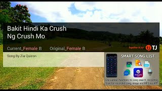 Bakit Hindi Ka Crush Ng Crush Mo | Zia Quizon | Karaoke | HD
