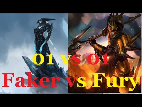 Faker (Lissandra) vs Fury (JavanIV) - Solo mid 01 vs 01