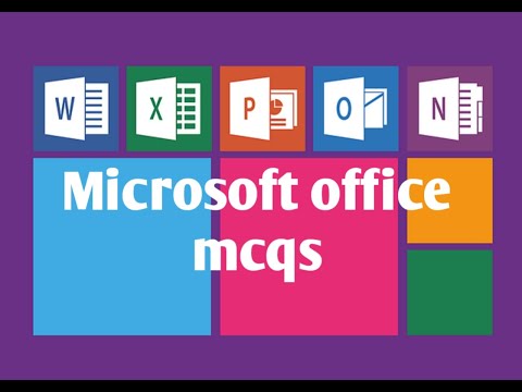 Microsoft office 50 important mcqs