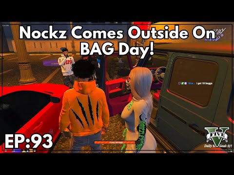 Nockz Comes Outside On BAG Day! | Grizzley World Whitelist
