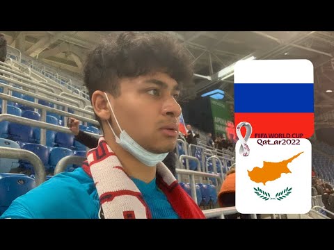 RUSSIA - CYPRUS WC QUALIFIER | FIGHTS IN THE STAND | 6 GOAL THRILLER