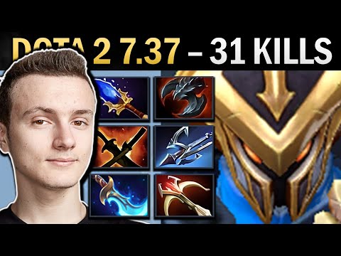 Sven Gameplay Miracle with Harpoon and 31 Kills - Dota 2 7.37