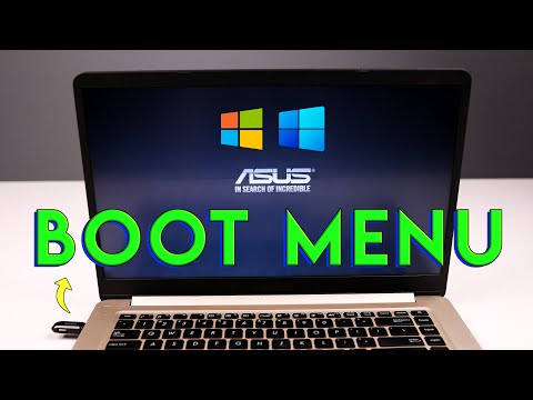 How to Boot Asus Laptop from USB | Install Windows 10/11 (on Vivobook  x510u)