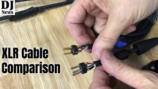 Video thumbnail for Comparing XLR Audio and Microphone Cables with Building Quality and Materials: HOSA vs AQOOL by discjockeynews