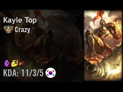 Kayle Top vs Poppy - Crazy - KR Challenger Path 6.5
