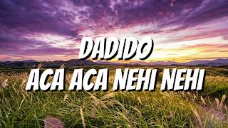 Download lagu Dadido - Aca Aca Nehi Nehi (Lirik) mp3
