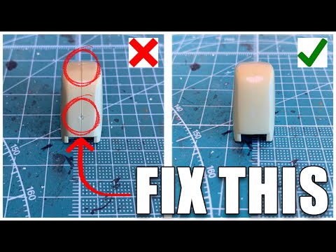 Easy Gunpla Tutorial - Fix Stress Marks, Damages and Blemishes!