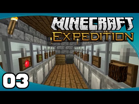 Welsknight Gaming - Minecraft Expedition - Ep. 3: Basement Storage | Minecraft Modded Survival Let's Play