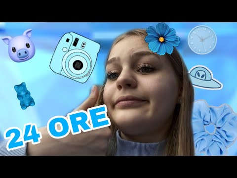 24 hours in one color😟|24 HOURS ONLY IN BLUE💙