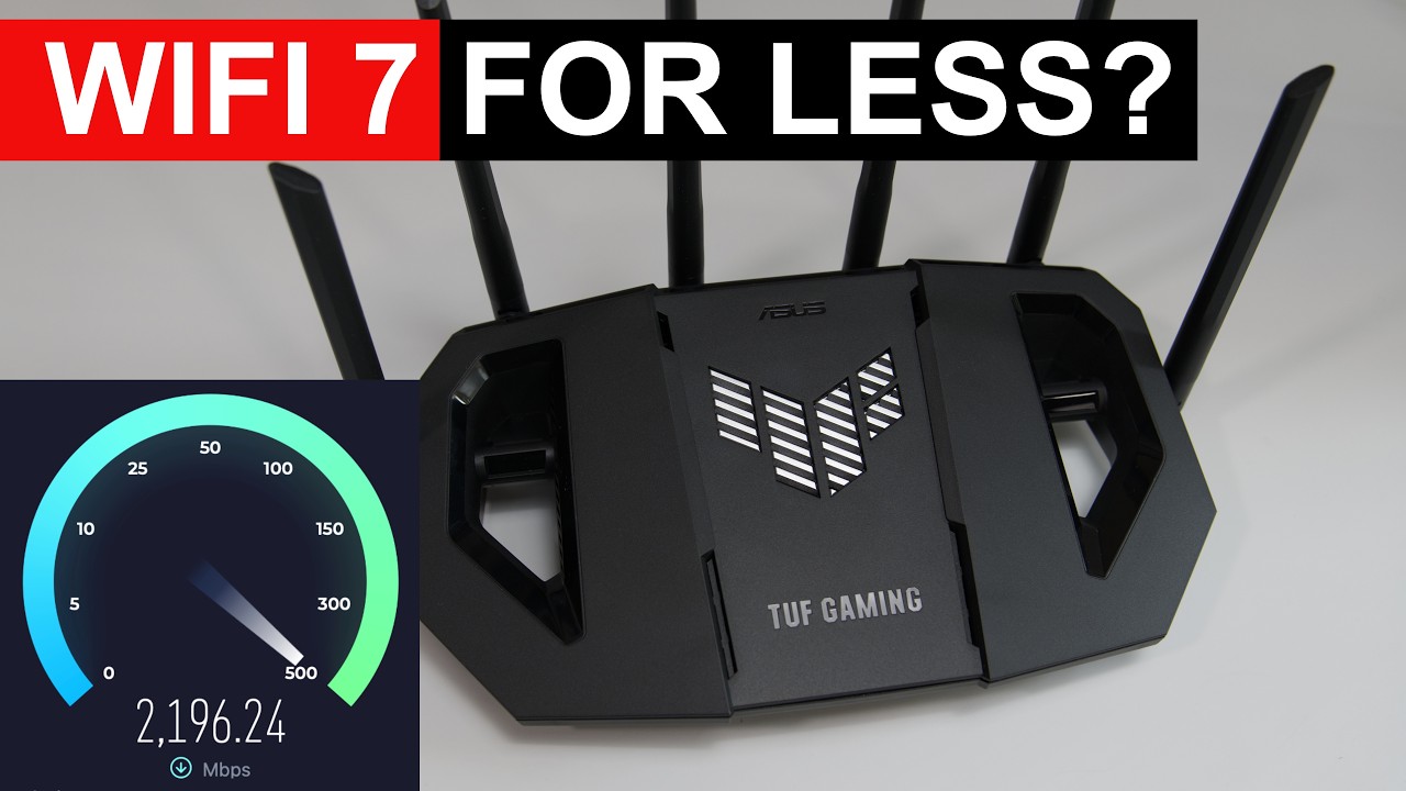 ASUS TUF BE9400 Wi-Fi 7 Router: Unboxing to 100ft Range Test!