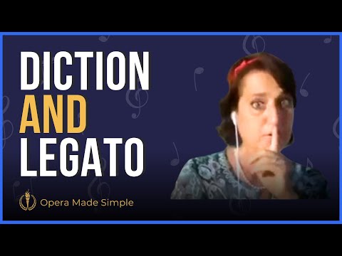 Diction and Legato #singing #opera #vocaltechnique #vocaltraining #singer #belcanto #performer