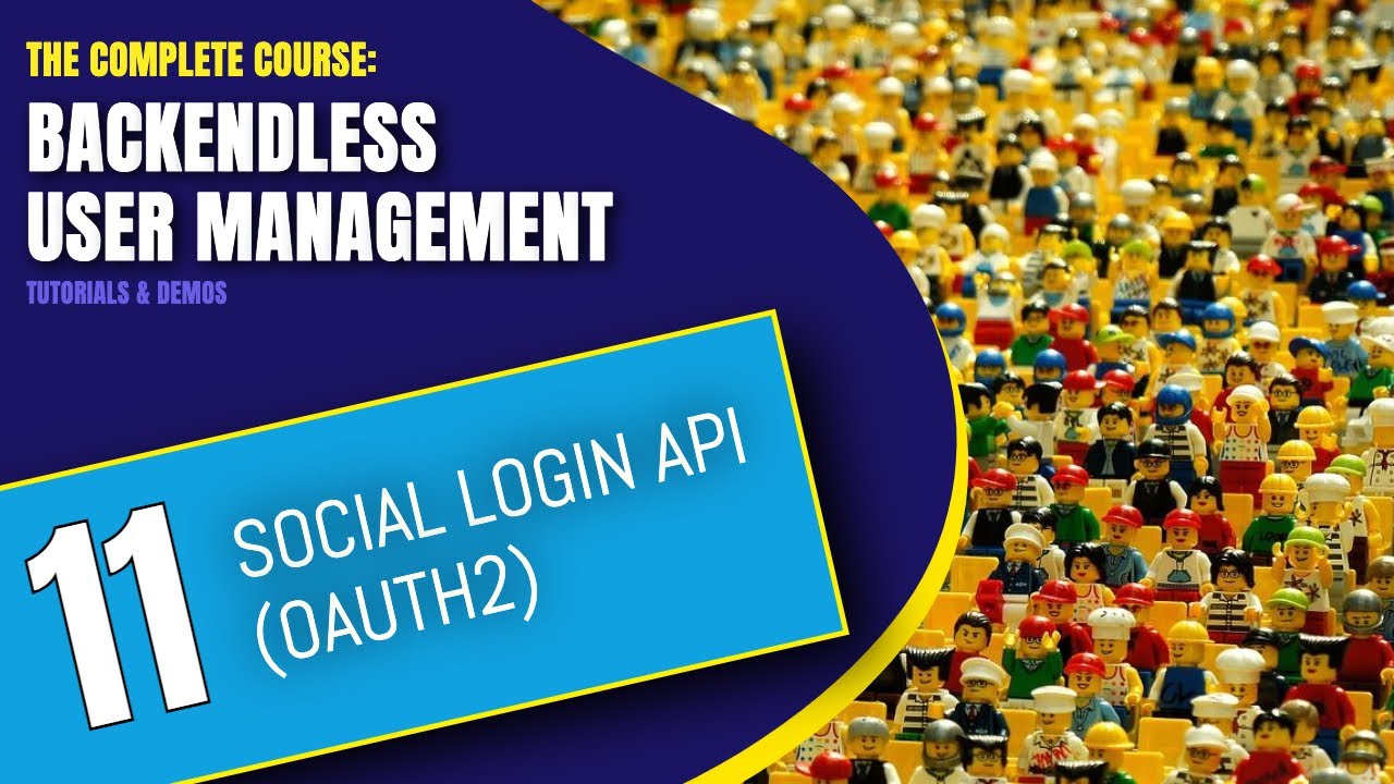 Social Login API and OAuth2 Integration for User Login | User Management Course | Pt. 11