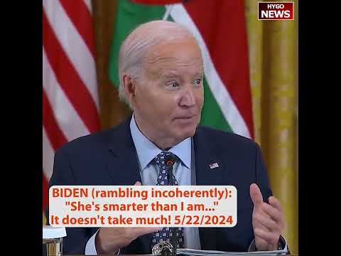 Q:When are you going to Africa? Biden: We're heading today Africa, She's smarter than I am