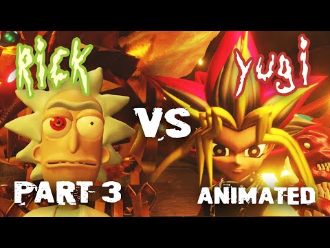 RICK Sanchez Duels YUGI ( PART 3 ) In Yu-Gi-Oh Rick & Morty