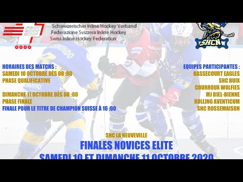 Inlinehockey Finale Novizen Titel 2020 / Finales novices titre 2020