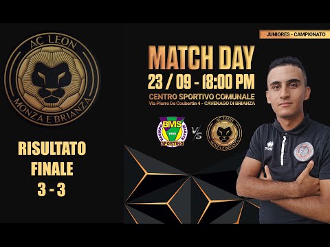 JUNIORES U19 REGIONALE A - 23-24 - CAMPIONATO, BMS vs LEON