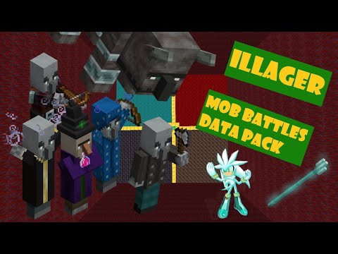 How to make mob battles without Mods? - Illager Mob Battle Datapack Minecraft 1.16.1 (+1.16)