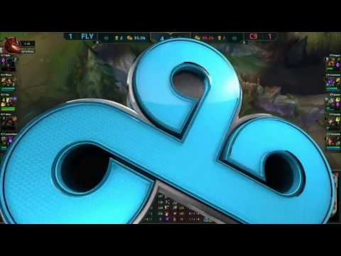 FLY (Hai Zed) VS C9 (Jensen Zilean) Game 3 Highlights - 2017 NA LCS Spring W4D3