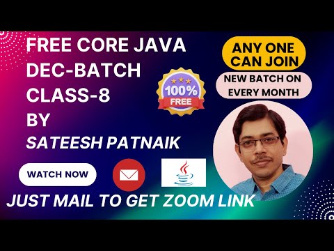 Core Java Class 8 Dec Batch Arraylist Methods In Arraylist Free Core Java Sql Online Classes