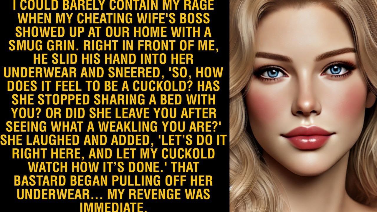 I COULD BARELY CONTAIN MY RAGE WHEN MY CHEATING WIFE'S BOSS SHOWED UP AT OUR HOME WITH A SMUG GRIN.