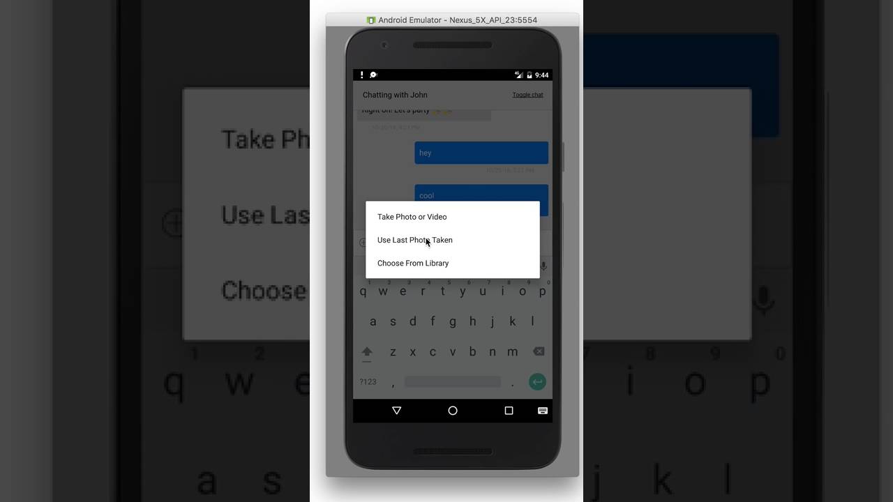 Cordova Native Keyboard Plugin, Android demo