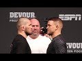 Khabib Nurmagomedov Vs Dustin Poirier Face Off
