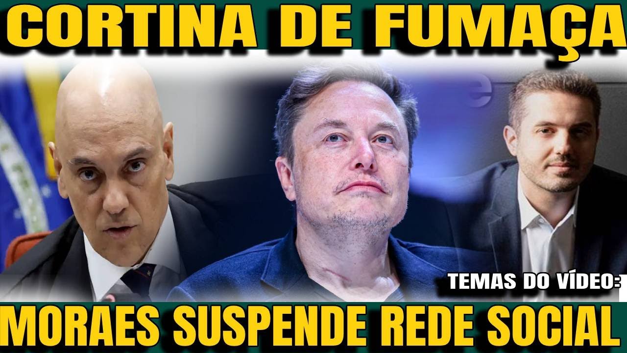 #1 MORAES EXCLUÍDO DO X, SUSPENDE REDE SOCIAL E AUMENTA CONFLITO INTERNACIONAL! TENSÃO TOTAL