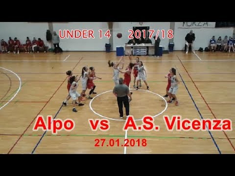 Alpo Basket '99  vs A.S. Vicenza U14  27 01 2018