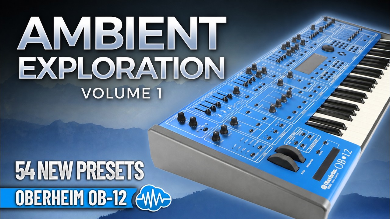 KLL010 - Ambient Exploration - Oberheim OB-12 ( 54 presets ) - Video Preview 1
