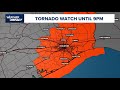 Tornado Watch Meteorologist Pat Cavlin Has The Latest Timing On Storms Heading To Houston