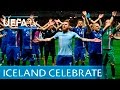 Iceland Celebrations Vs England In Full Slow Hand Clap
