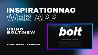 Download the video "How I Built a Website in Minutes Using Bolt.new | No Code Needed! - 2025 Inspirationnao"