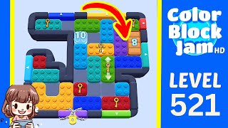 Solution du Niveau 521 de Color Block Jam