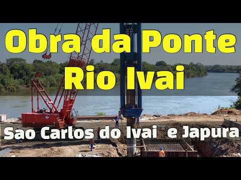 Obras da Ponte sobre o Rio Ivai   Japurá   S C  Ivai