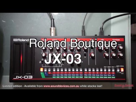 Roland Boutique | JX-03 Synth Module Demo