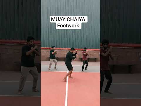 MUAY CHAIYA Footwork. #muaychaiya #boxing #combatsport #mma #kickboxing #shorts