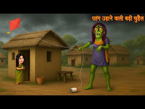 पतंग उड़ाने वाली बड़ी चुड़ैल | Long Witch | Hindi Stories | Chudail Kahaniya | Horror  Stories | Bhoot