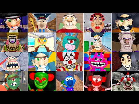 EPIC SCHOOL ESCAPE, EVIL GRANDPA, CRAZY CARNIVAL, TEAM DENTIST, SIREN COP, ROBLOX JUMPSCARE'S