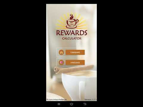 My Cafe Rewards Calculator Video