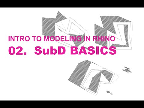 Intro to SubD Modeling