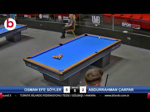 OSMAN EFE SÖYLER & ABDURRAHMAN ÇARPAR Bilardo Maçı - 