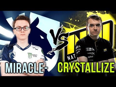 Liquid vs Na'Vi - Miracle vs Crystallize Best Carry Players - Full-Slotted Battle Dota 2