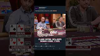Dwan vs Greenstein is the best matchup on HSP imo, such a great contrast #casino