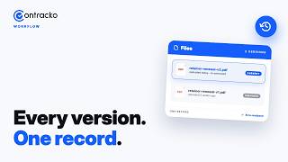 Contract version control: never lose a redline again